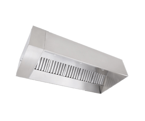 Commercial Kitchen Exhaust Hood PSP Perforated MakeUp-Air chamber NFPA-96  NSF 24″ X 48″ X Length – Standard & Chan